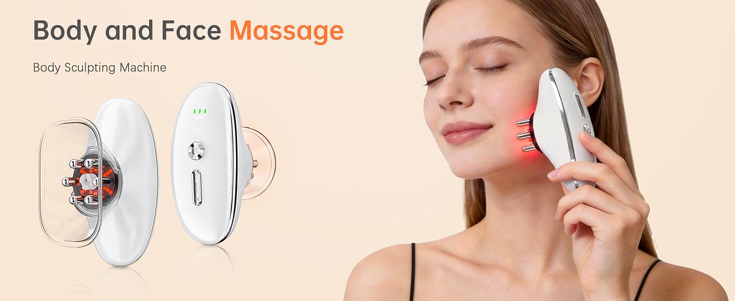 3-in-1 LED Body Sculpting and Facial Contouring Massager - 7