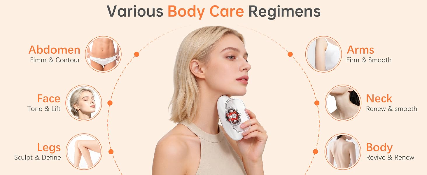 3-in-1 LED Body Sculpting and Facial Contouring Massager - 10