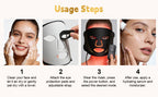 7-Color LED Silicone Facial Mask for Skin Rejuvenation