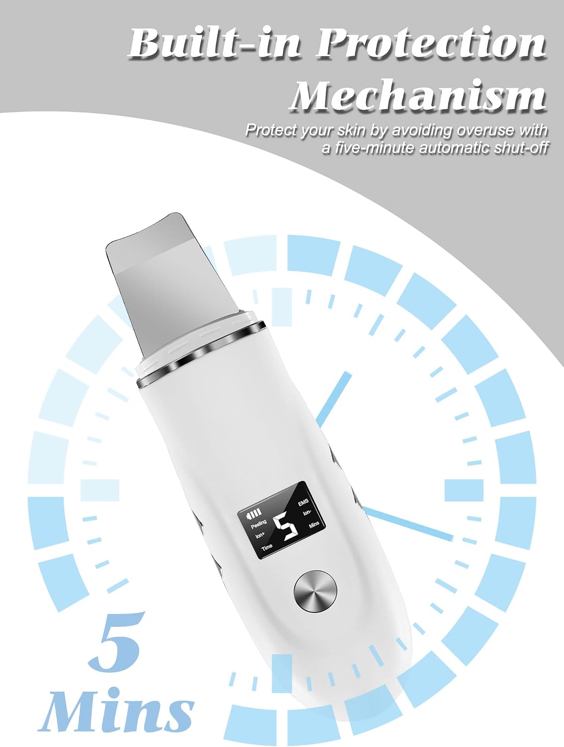 4-in-1 Ultrasonic Facial Skin Scrubber and Blackhead Remover - 13