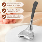2-in-1 Stainless Steel Cooling Facial Ice Globes and Gua Sha Tool