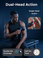 Dual-Head Percussion Massage Gun for Full Body Muscle Relief
