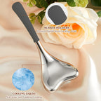 2-in-1 Stainless Steel Cooling Facial Ice Globes and Gua Sha Tool