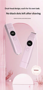 2-in-1 Electric Painless Hair Shaver for Face and Body