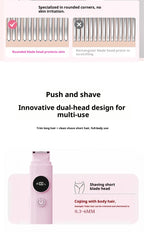 2-in-1 Electric Painless Hair Shaver for Face and Body