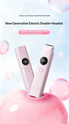 2-in-1 Electric Painless Hair Shaver for Face and Body