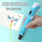 3D Printing Pen for Kids DIY Creative Drawing