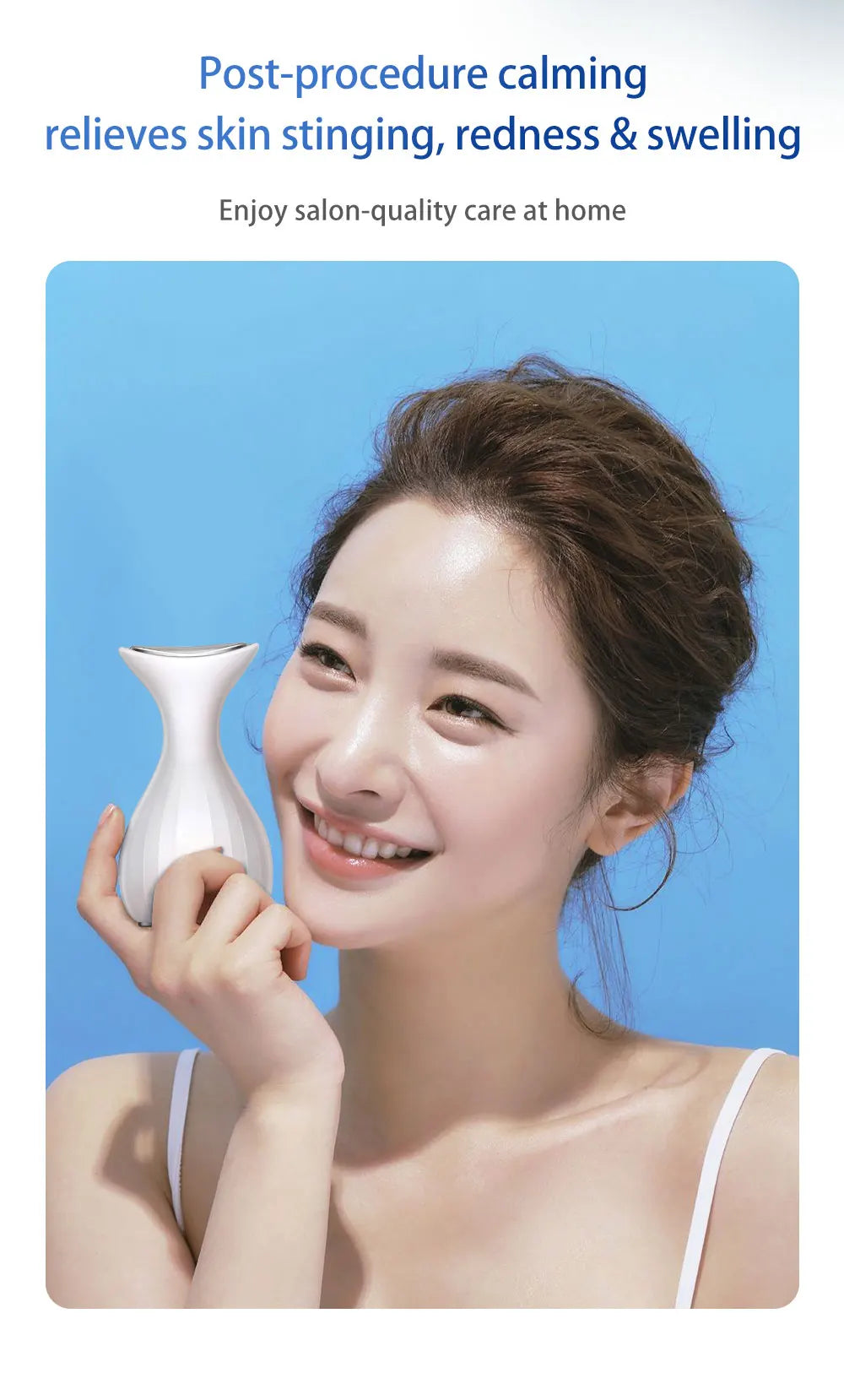 Handheld Facial Cold Compress Massager for Skin Tightening