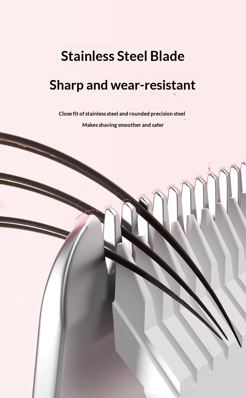 2-in-1 Electric Painless Hair Shaver for Face and Body - 12