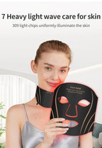 7-Color LED Face and Neck Rejuvenation Mask