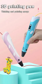 3D Printing Pen for Kids DIY Creative Drawing