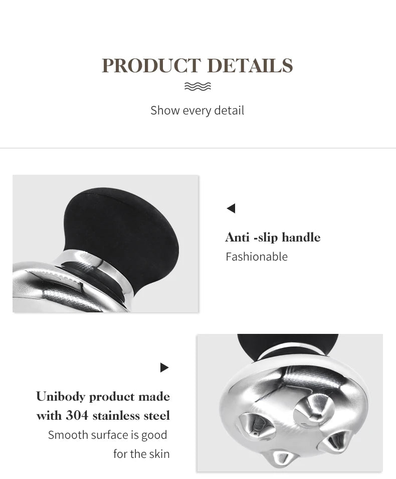 Stainless Steel Mushroom Gua Sha Facial Massage Tool