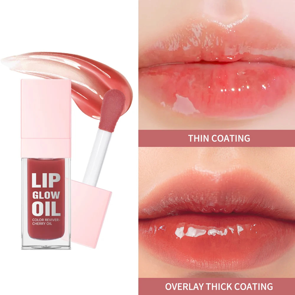 Hydrating Mirror-Finish Lip Glow Oil for Nourished, Shiny Lips