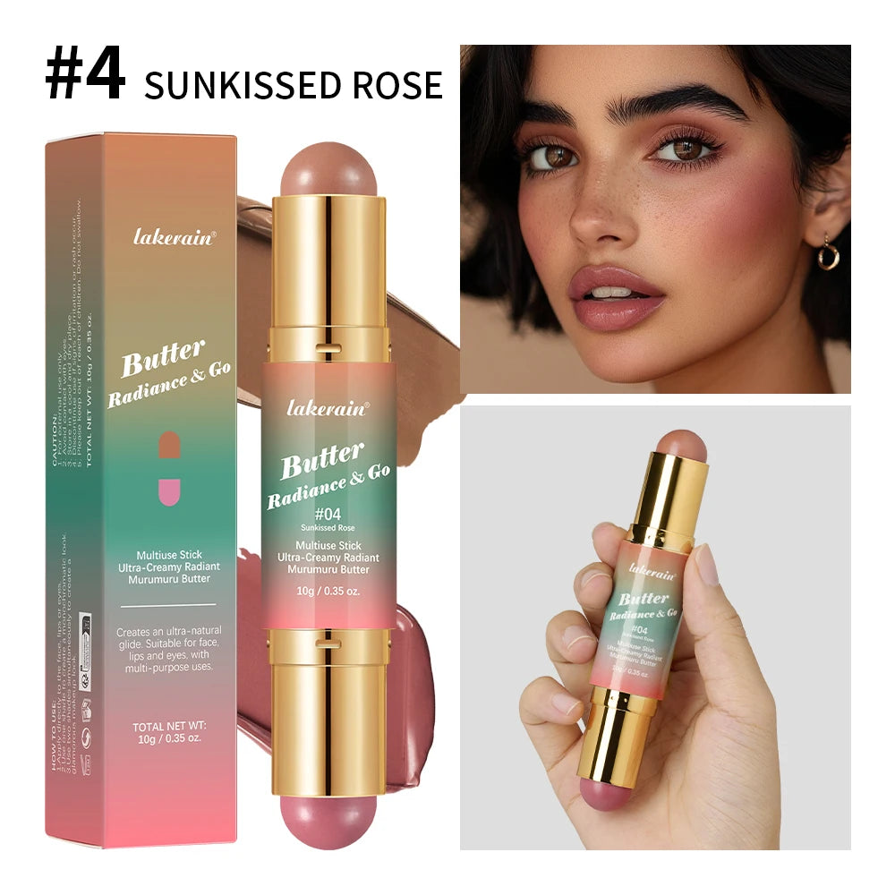 2-in-1 Dual Ended Bronzer and Blush Makeup Stick