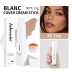 Color-Changing Foundation Stick with Detachable Blending Brush