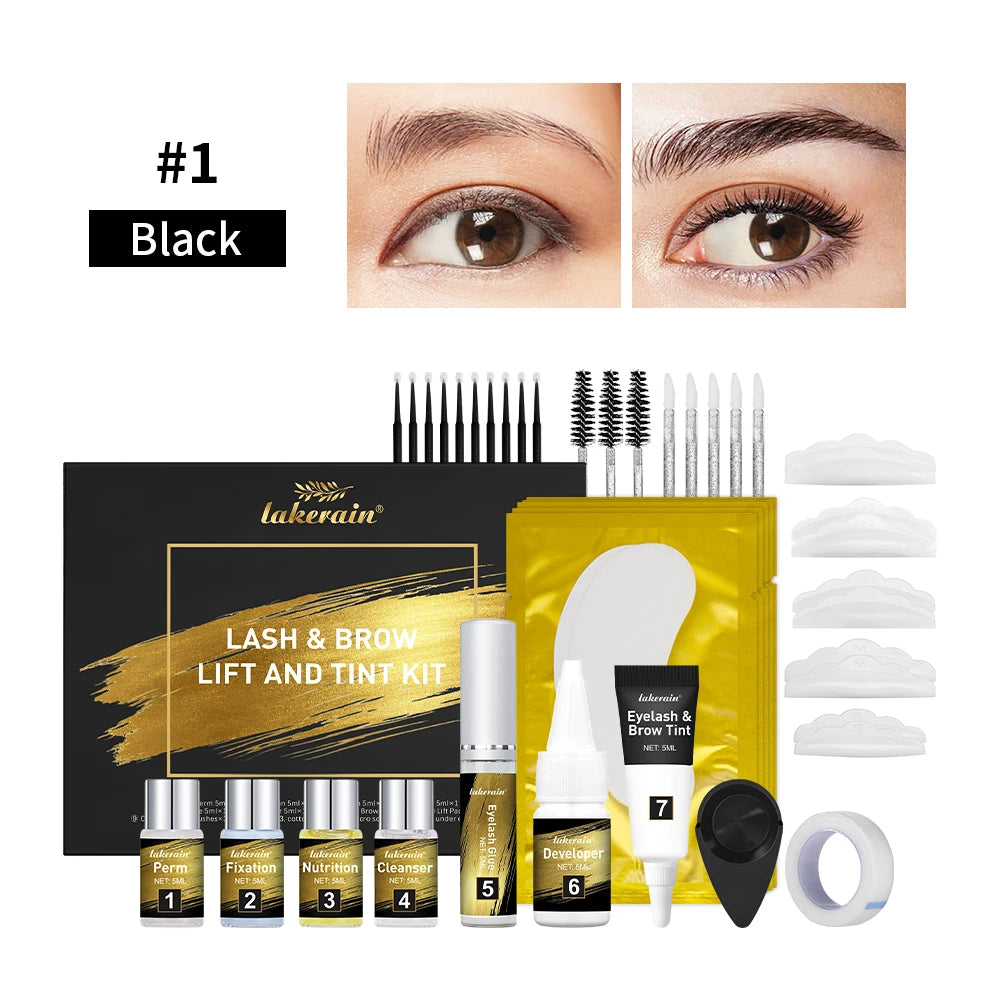 Professional Eyelash and Eyebrow Lift and Tint Kit