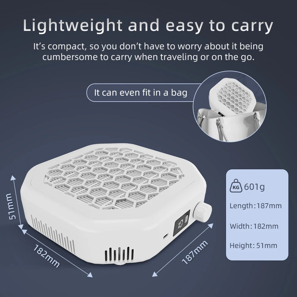 Professional Cordless Nail Dust Collector with Powerful Suction