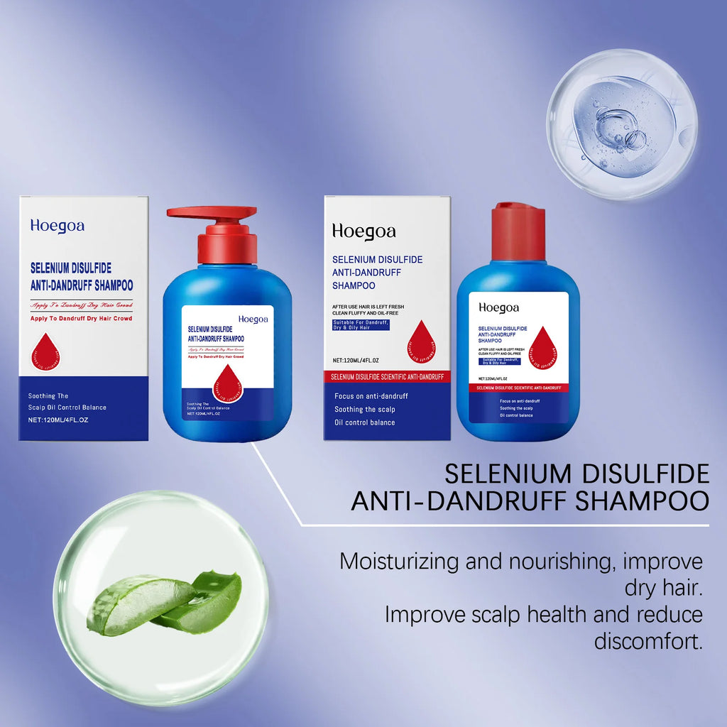 Selenium Disulfide Anti-Dandruff Scalp Treatment Shampoo