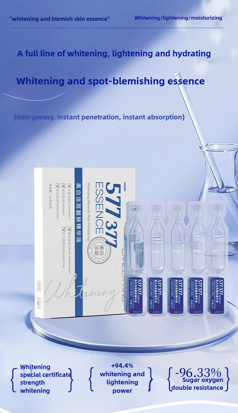 Brightening and Blemish Removing Facial Serum Ampoules