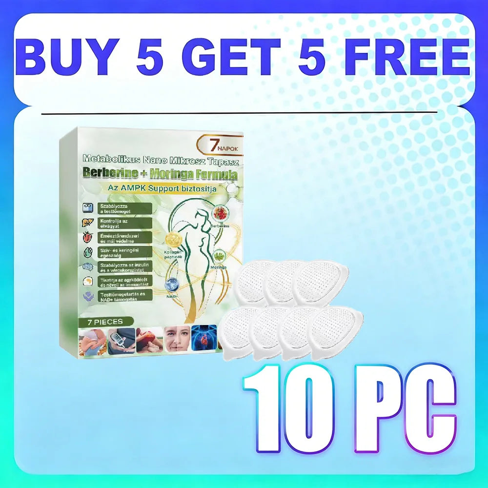 Berberine and Moringa Nano Transdermal Weight Management Patches