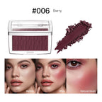 Matte Embossed Pigmented Face Blush Palette