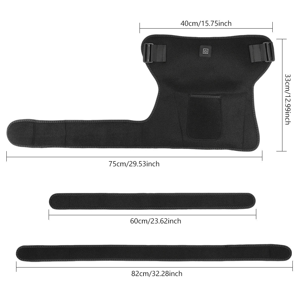 Red Light Therapy Heating Hip & Thigh Support Brace - 16