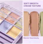 Multi-Shade Face Concealer and Color Correction Palette