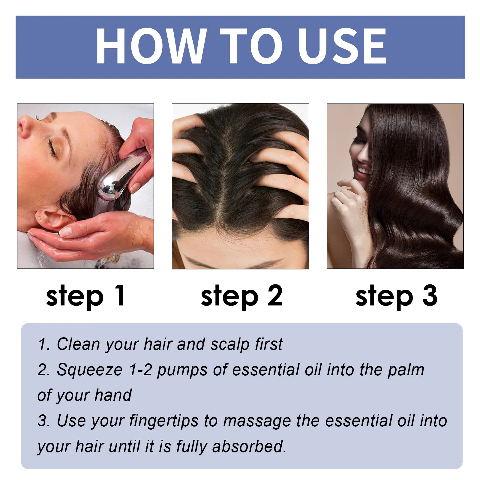 Lavender Anti-Frizz Hair Repair Oil for Dry Damaged Hair - 10