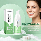 Whitening Foaming Toothpaste for Stain Removal and Deep Cleaning