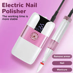 Rechargeable Electric Nail Drill Set with 12 Bits