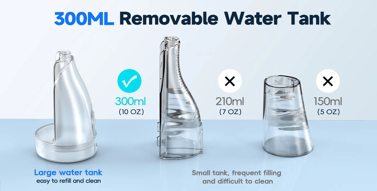 Portable Rechargeable Water Flosser for Teeth Cleaning