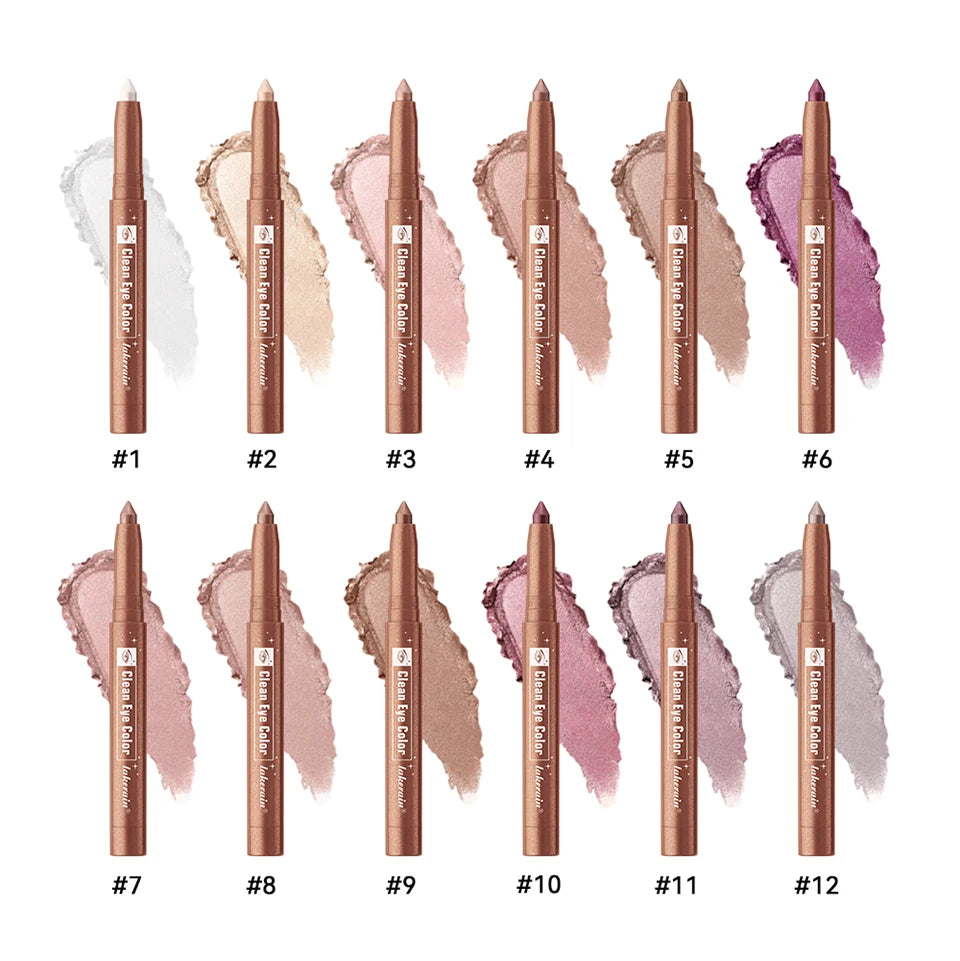 Waterproof Shimmer Pearlescent Eyeliner and Eye Brightener Pencil - 21