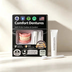 Moldable Silicone Denture Set for Instant Natural Smile