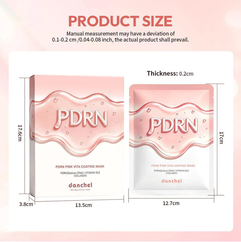 Salmon DNA PDRN Pink Vitamin Hydrating Facial Sheet Mask - 15