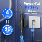 2-in-1 Portable Electric Toothbrush and Water Flosser Combo