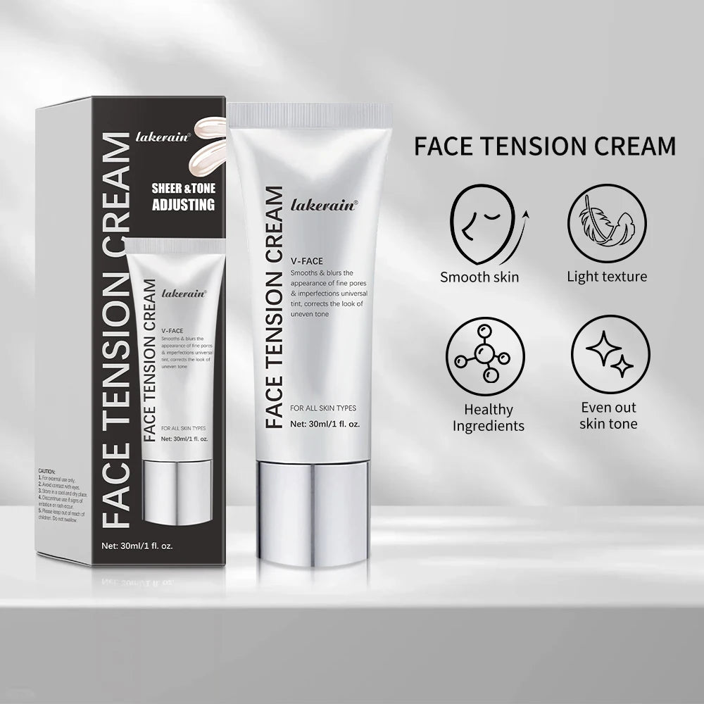 Instant Firming Face Tension Cream for Smooth Makeup Base
