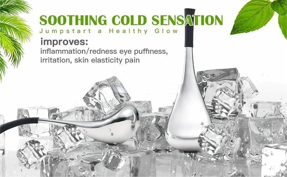 Stainless Steel Cooling Facial Ice Globes for Puffy Eyes and Skin