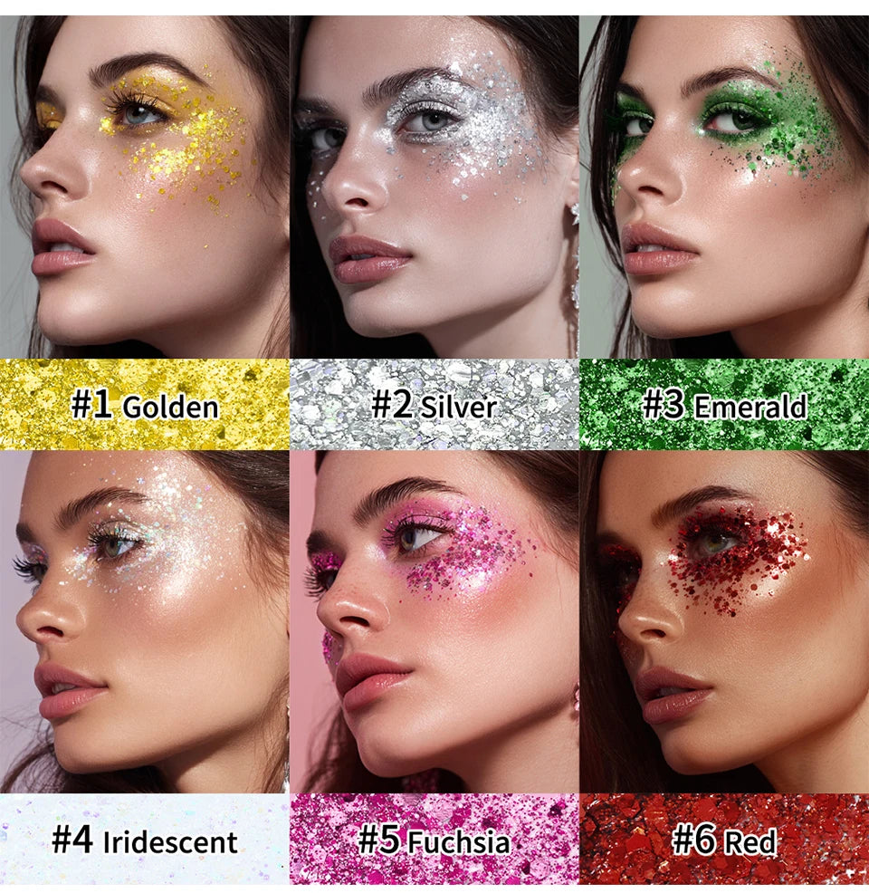 Waterproof Glitter Shimmer Stick for Face and Body - 8
