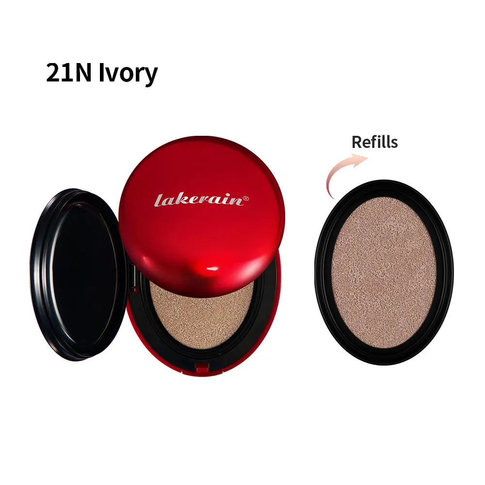 Waterproof Full Coverage Cushion Foundation with Sun Protection