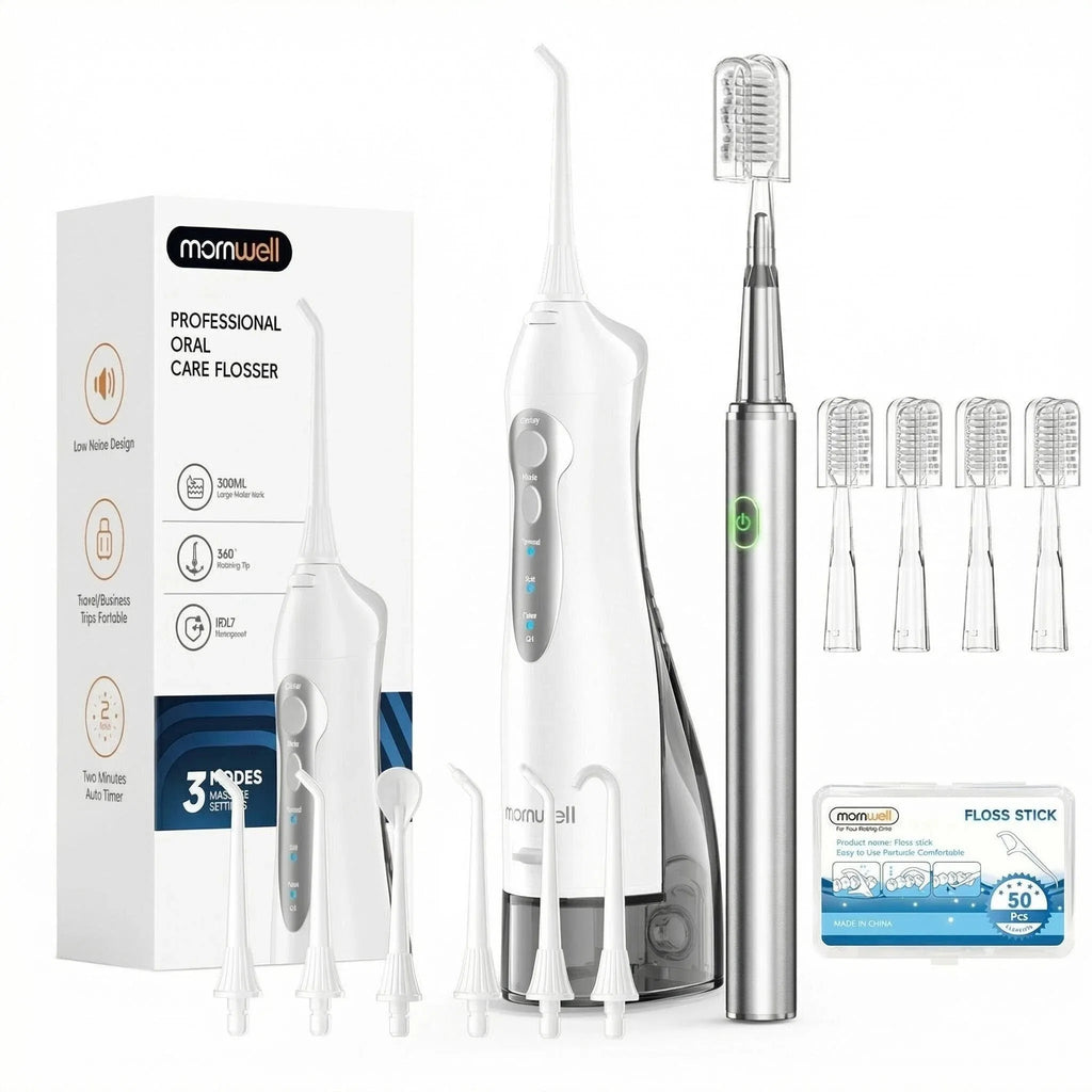 Portable Oral Irrigator and Electric Toothbrush Dental Care Set