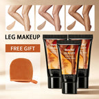 Waterproof Leg Foundation and Body Makeup with Application Glove