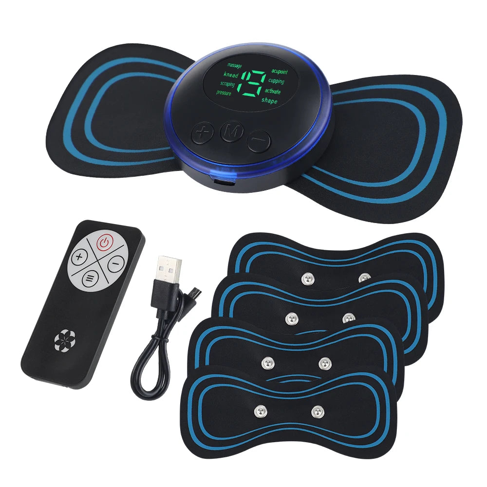 Portable Electric Muscle Stimulator Massager for Pain Relief