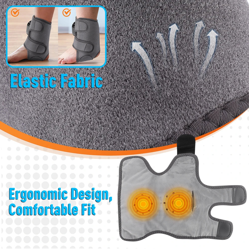 Heated Vibration Ankle and Calf Massage Wrap