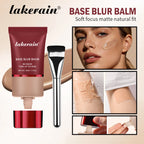 Blur Base Balm and Applicator Brush for Smooth Matte Finish