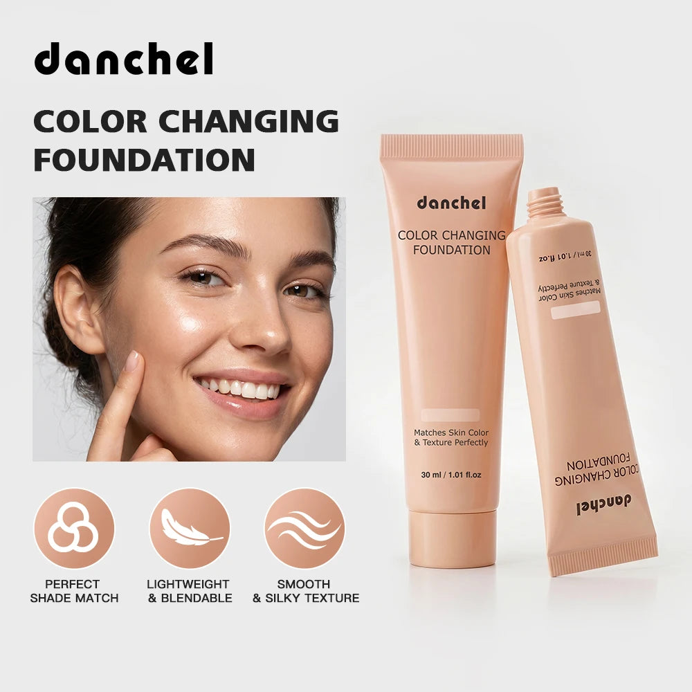 Color-Changing Liquid Foundation for Flawless Even Skin Tone