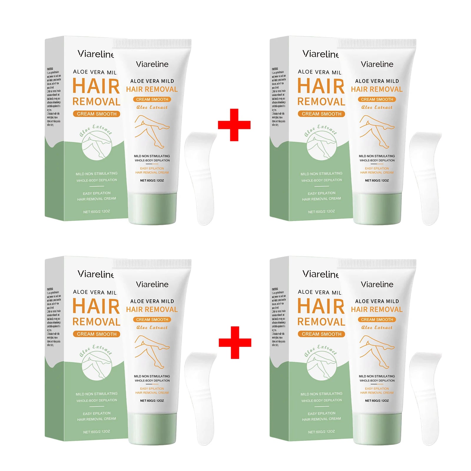 Aloe Vera Painless Hair Removal Cream for Whole Body - 15