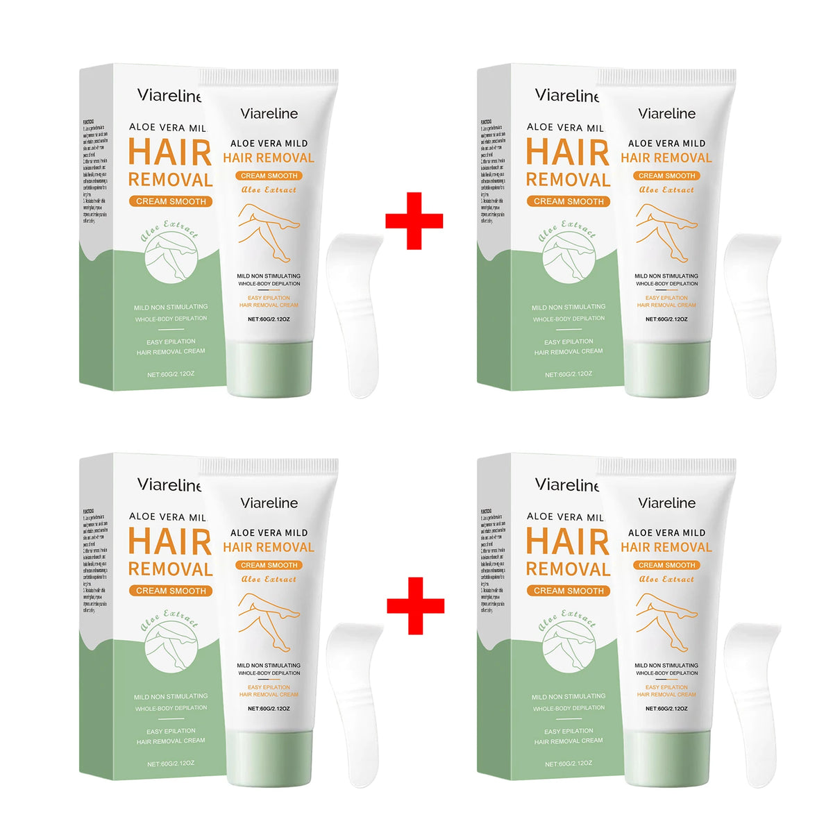 Aloe Vera Painless Hair Removal Cream for Whole Body