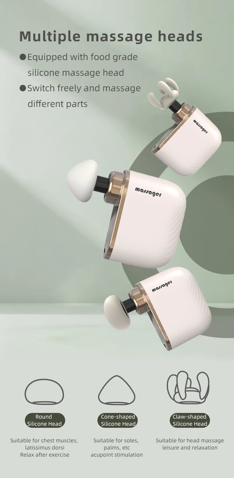 Portable Deep Tissue Muscle Massage Gun