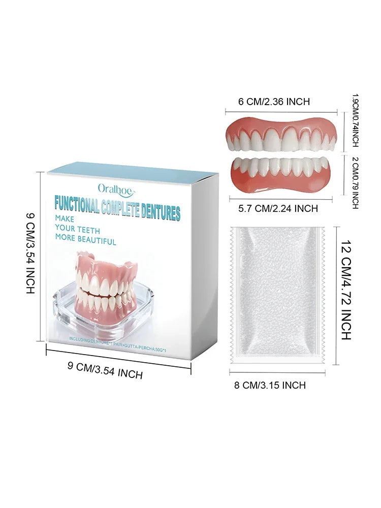 Instant Cosmetic Smile Veneers for Upper and Lower Teeth - 18