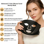 7-Color LED Silicone Facial Mask for Skin Rejuvenation